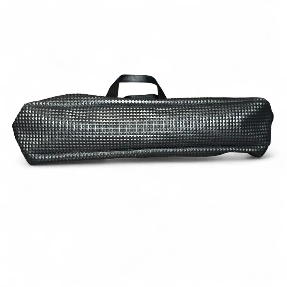 Police Brand Black Brief Case Laptop Bag with Crossbody Strap and Top Handles